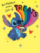 Picture of BIRTHDAYS MEAN LOTS OF TREATS - STITCH BIRTHDAY CARD
